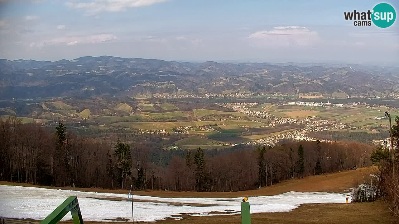 Pohorje spletna kamera | Spodnja postaja Sleme