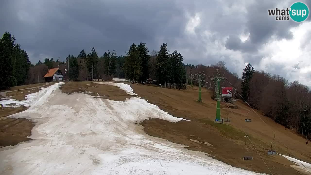 Pohorje spletna kamera | Spodnja postaja Sleme