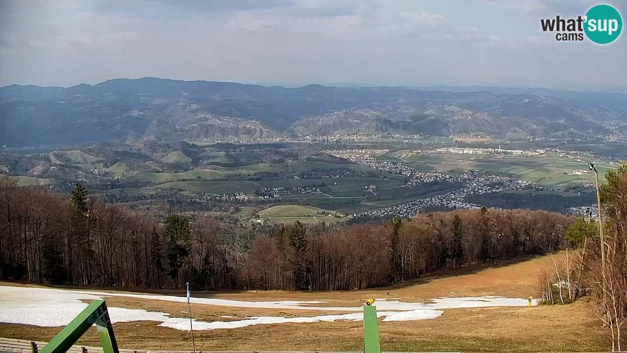 Pohorje spletna kamera | Spodnja postaja Sleme
