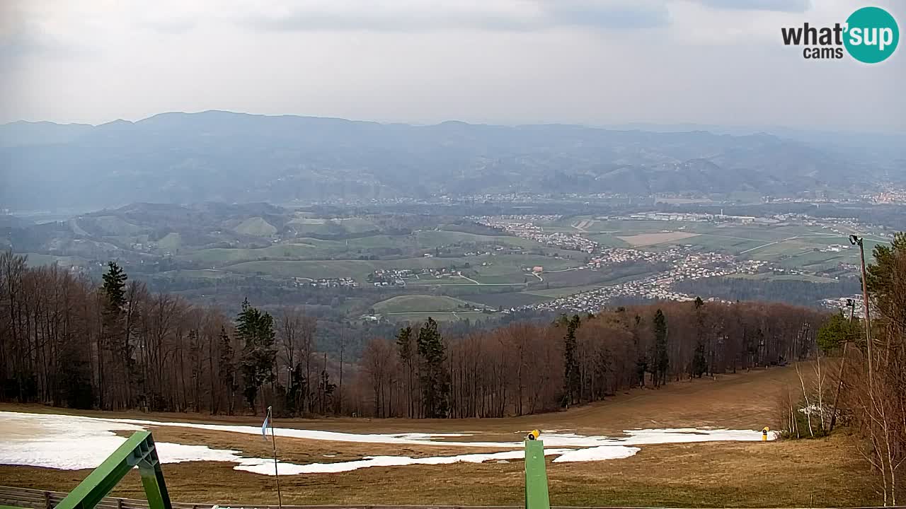 Pohorje spletna kamera | Spodnja postaja Sleme