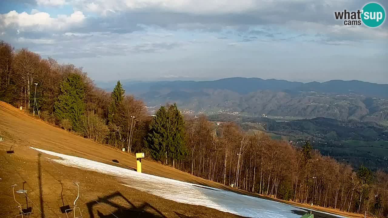 Pohorje spletna kamera | Spodnja postaja Sleme