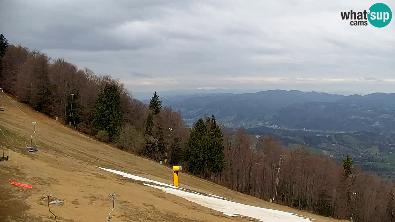 Pohorje spletna kamera | Spodnja postaja Sleme