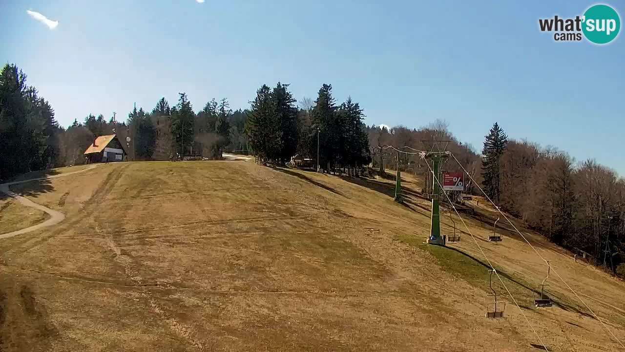 Pohorje spletna kamera | Spodnja postaja Sleme