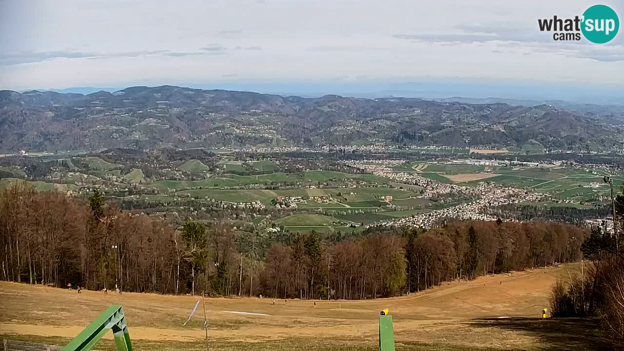 Pohorje spletna kamera | Spodnja postaja Sleme