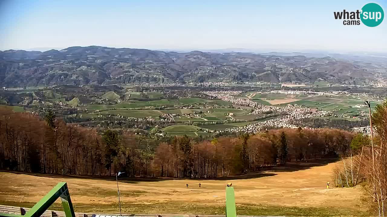 Pohorje spletna kamera | Spodnja postaja Sleme