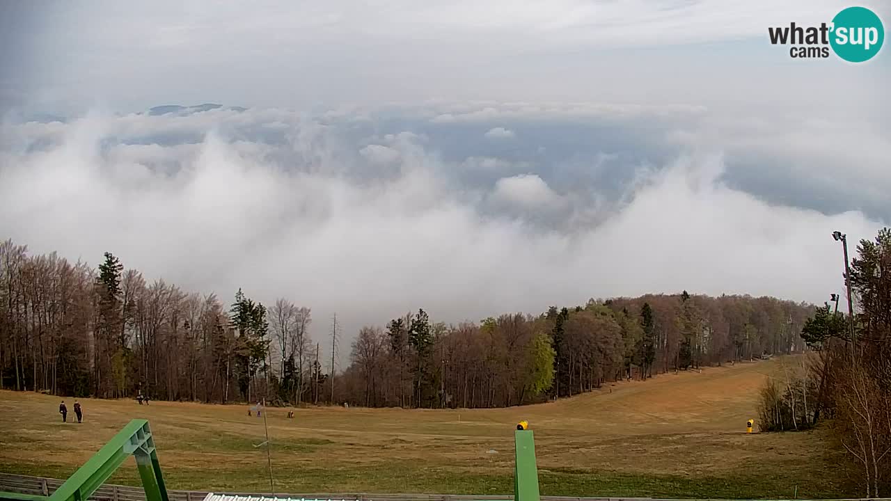 Pohorje spletna kamera | Spodnja postaja Sleme