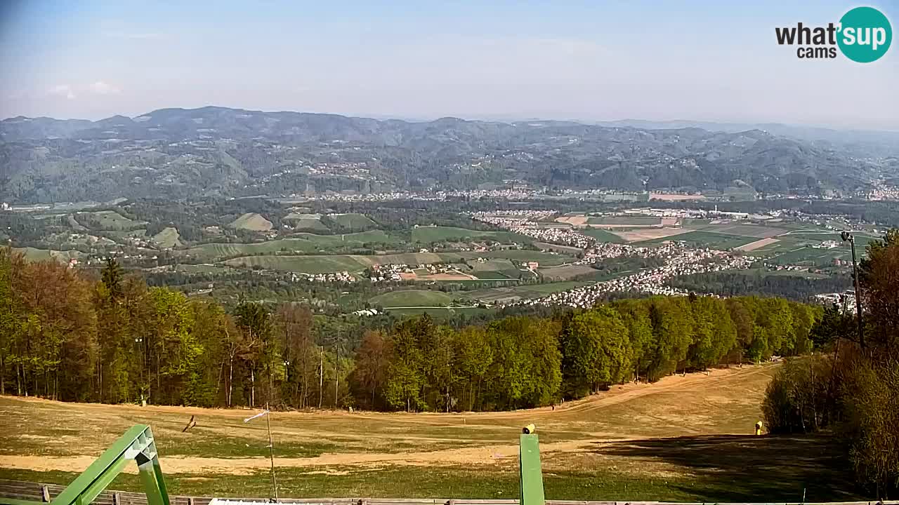 Pohorje spletna kamera | Spodnja postaja Sleme