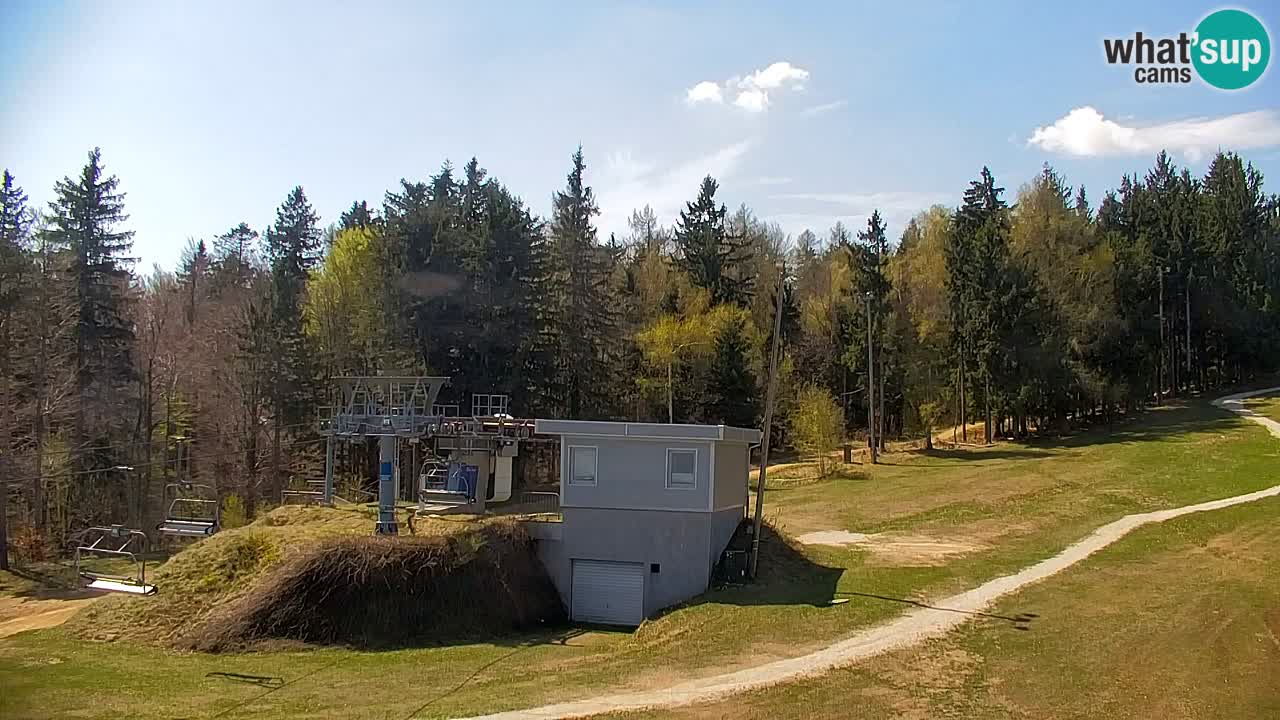 Pohorje spletna kamera | Spodnja postaja Sleme