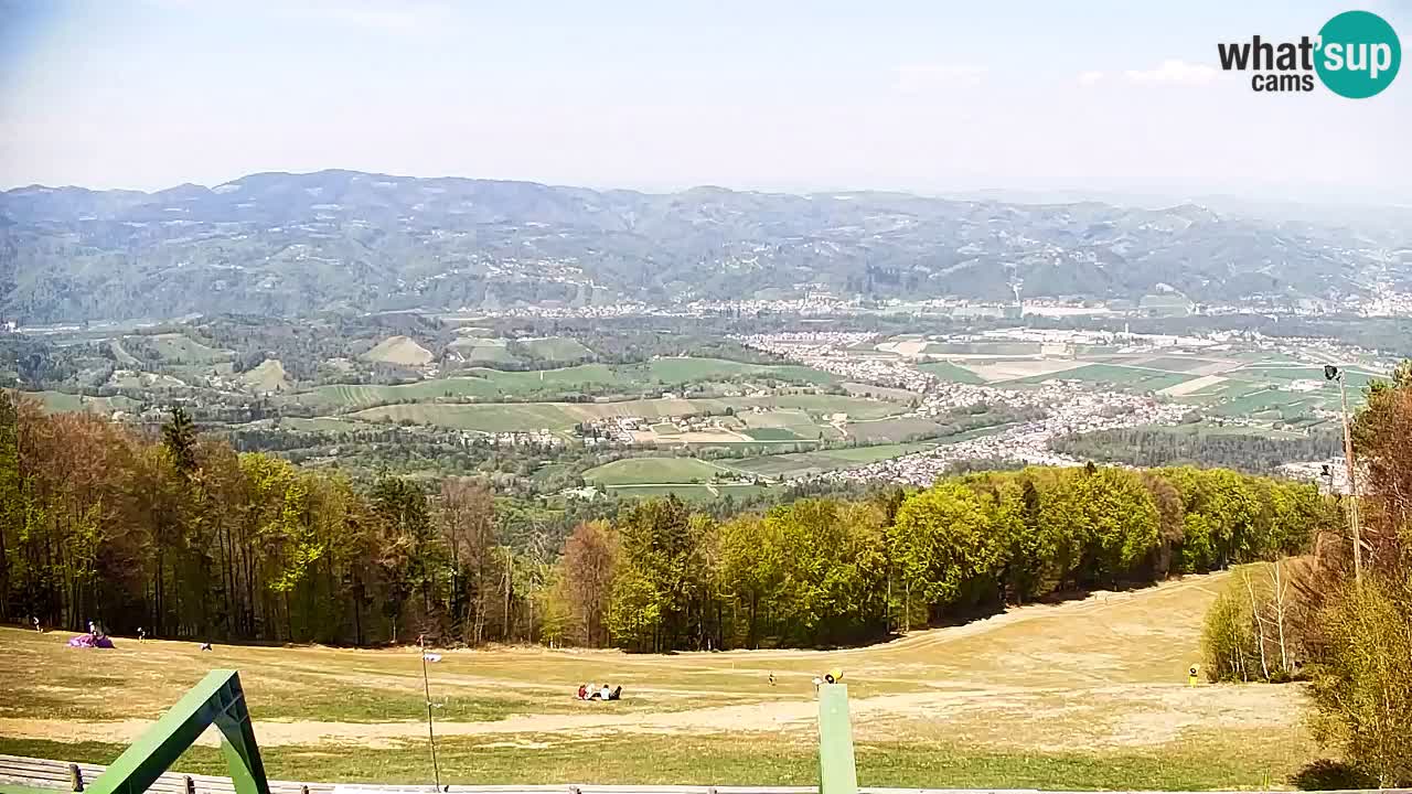 Pohorje spletna kamera | Spodnja postaja Sleme