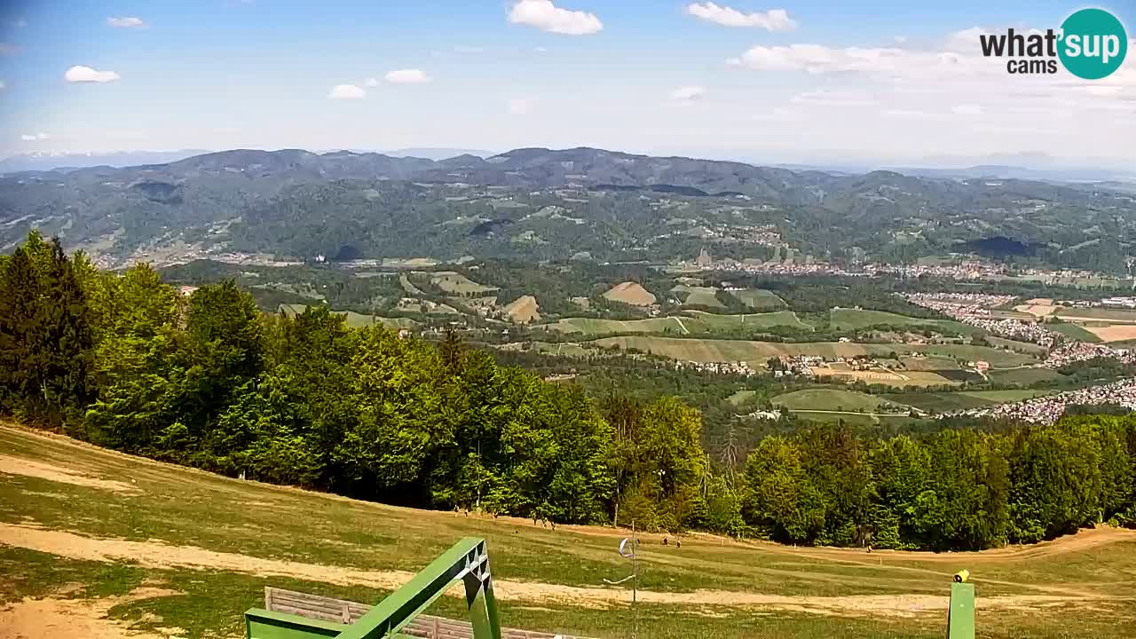 Pohorje spletna kamera | Spodnja postaja Sleme