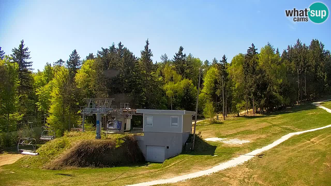 Pohorje spletna kamera | Spodnja postaja Sleme