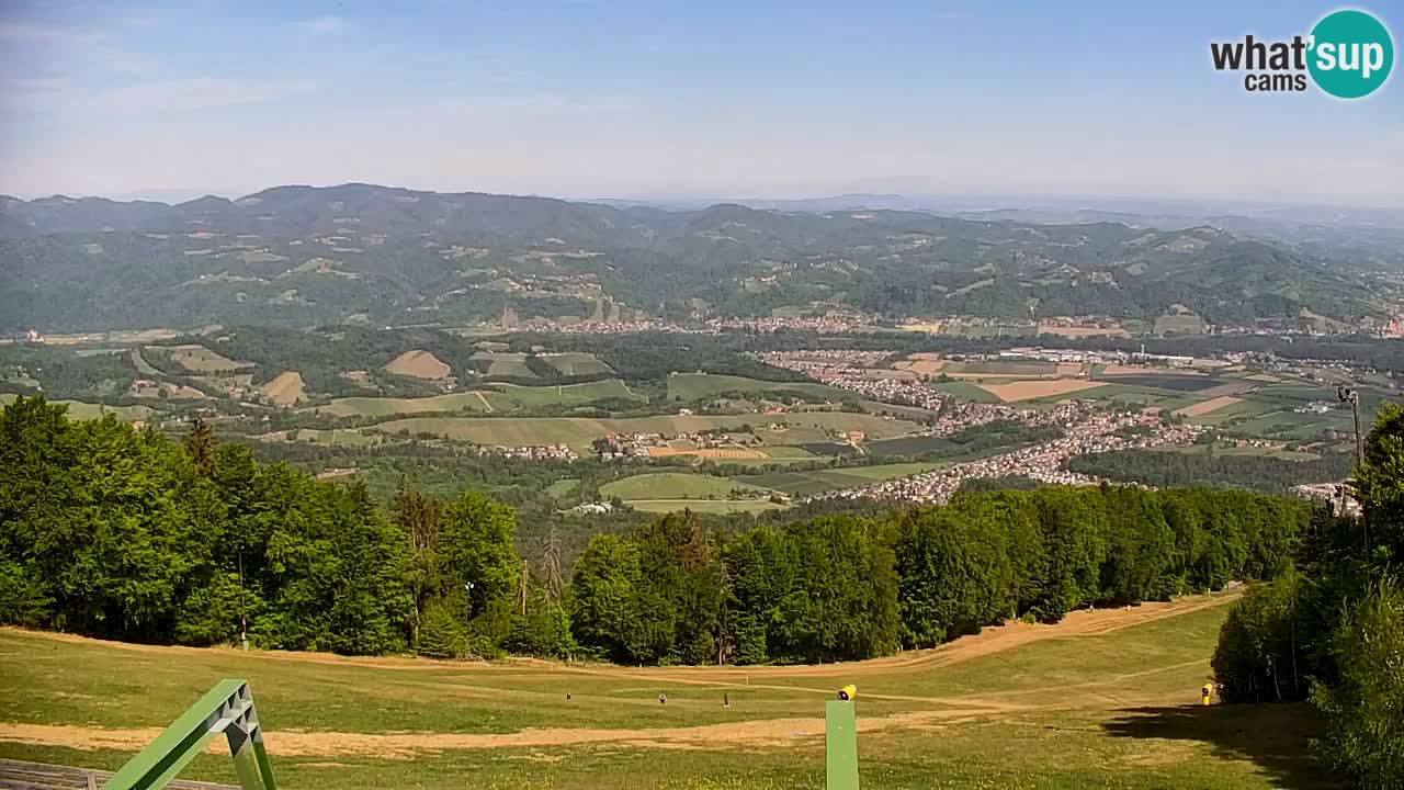 Pohorje spletna kamera | Spodnja postaja Sleme