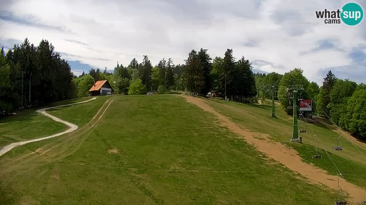 Pohorje spletna kamera | Spodnja postaja Sleme