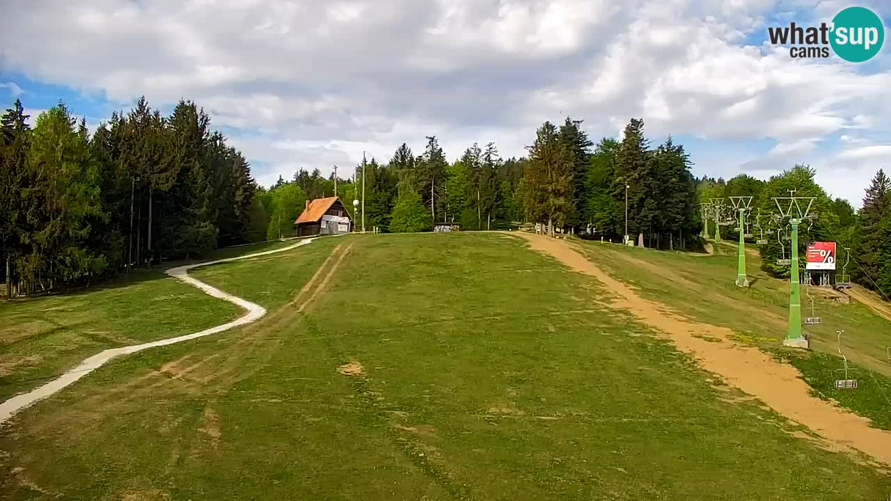 Pohorje spletna kamera | Spodnja postaja Sleme