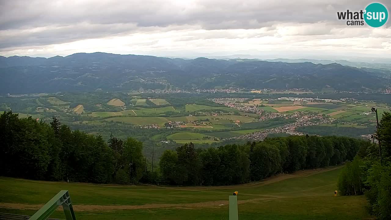 Pohorje spletna kamera | Spodnja postaja Sleme