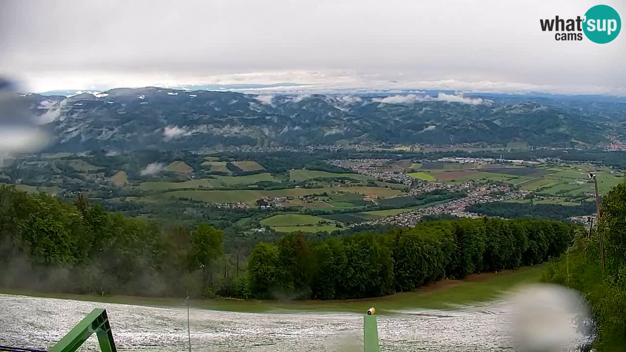 Pohorje spletna kamera | Spodnja postaja Sleme