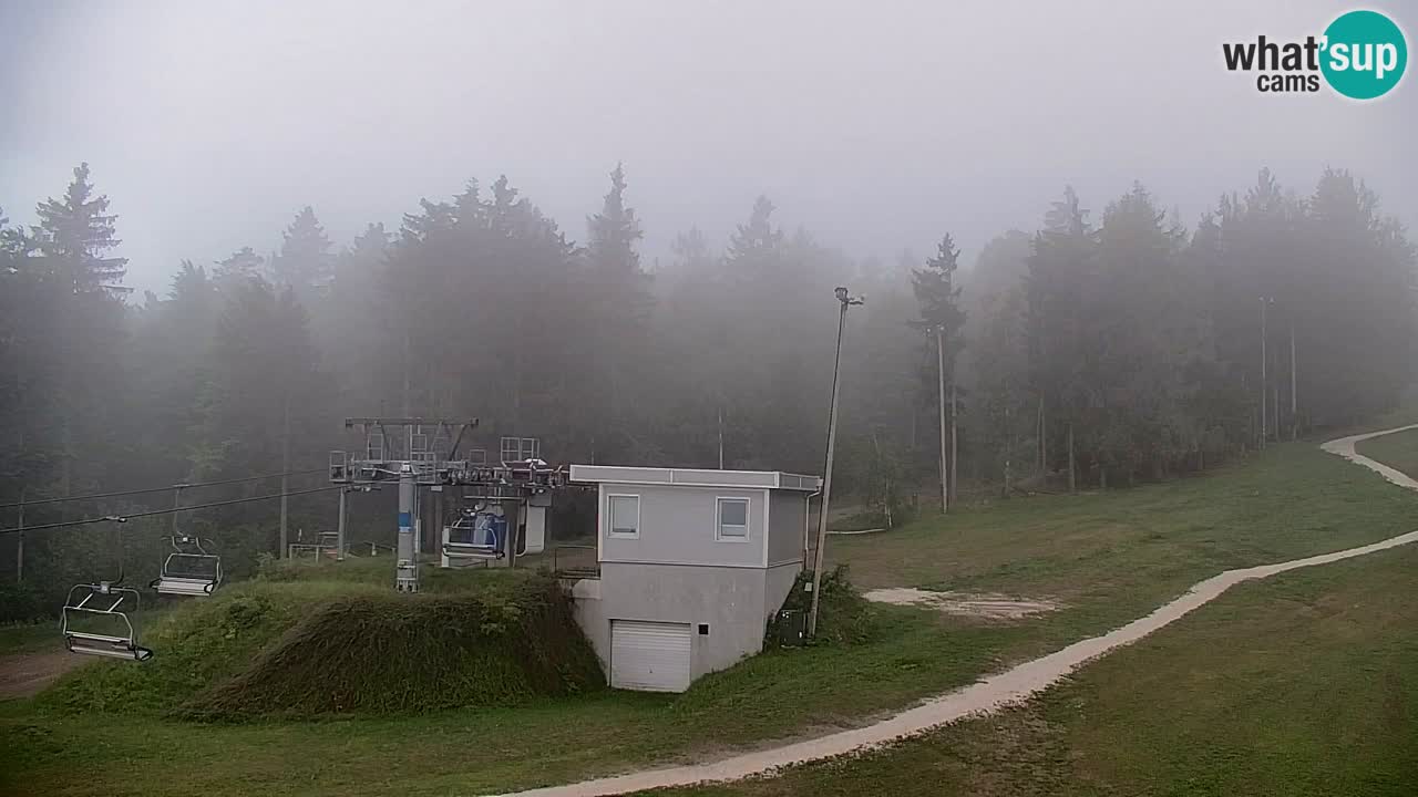 Pohorje spletna kamera | Spodnja postaja Sleme