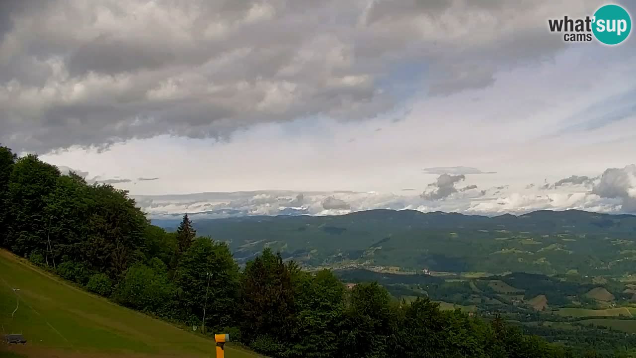 Pohorje spletna kamera | Spodnja postaja Sleme