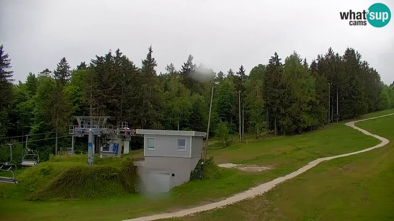 Pohorje spletna kamera | Spodnja postaja Sleme