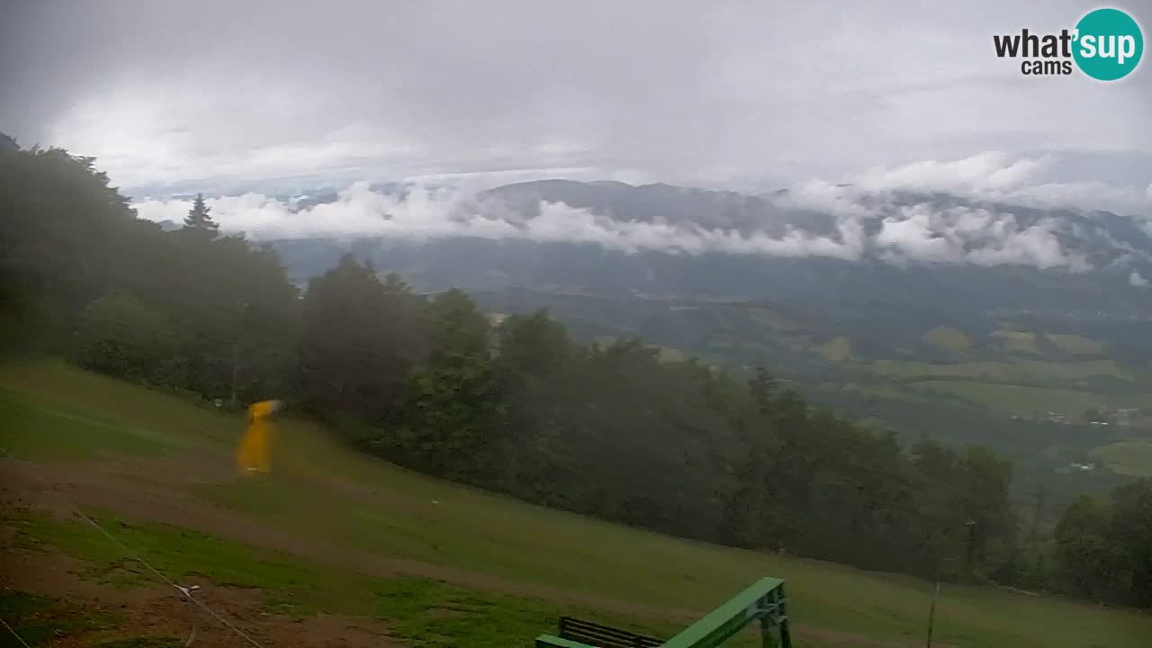 Pohorje spletna kamera | Spodnja postaja Sleme