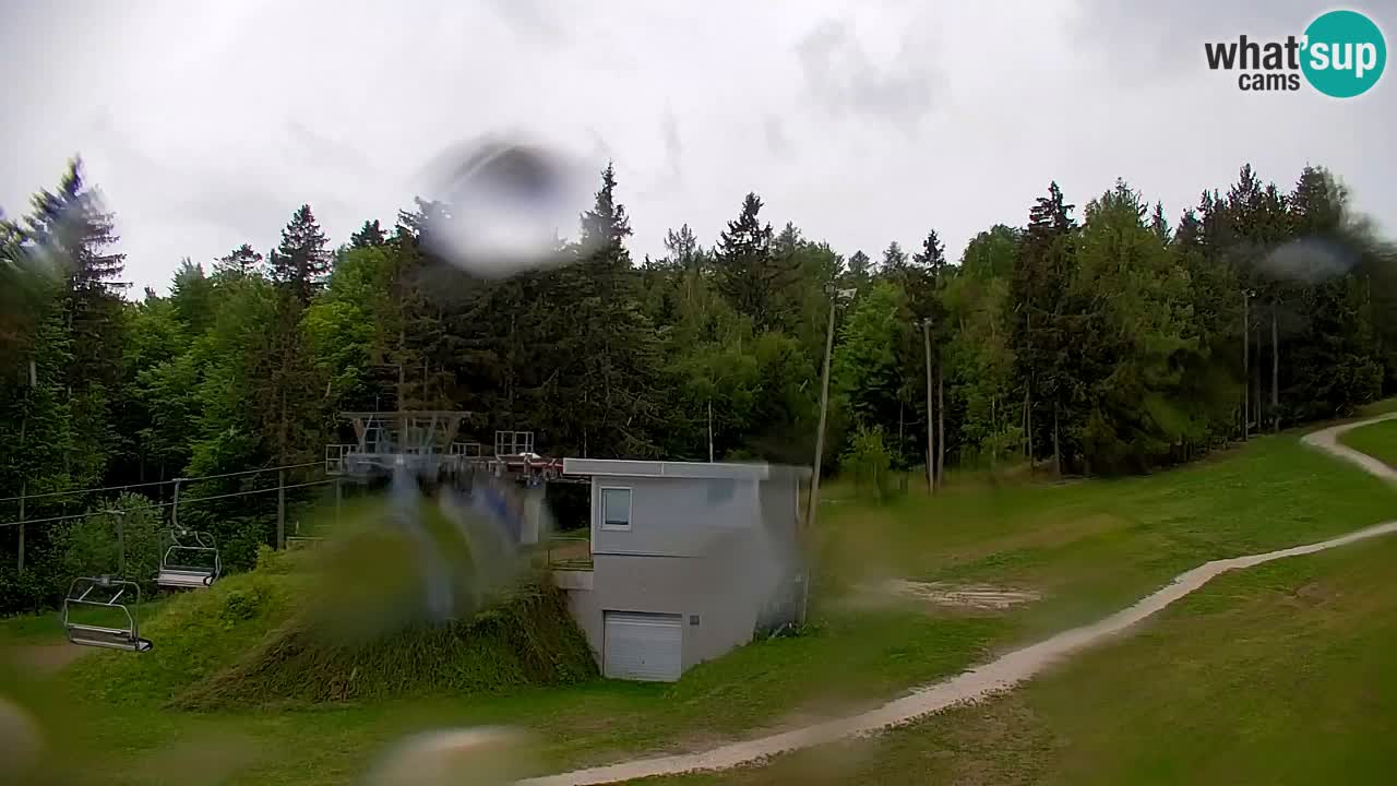 Pohorje spletna kamera | Spodnja postaja Sleme