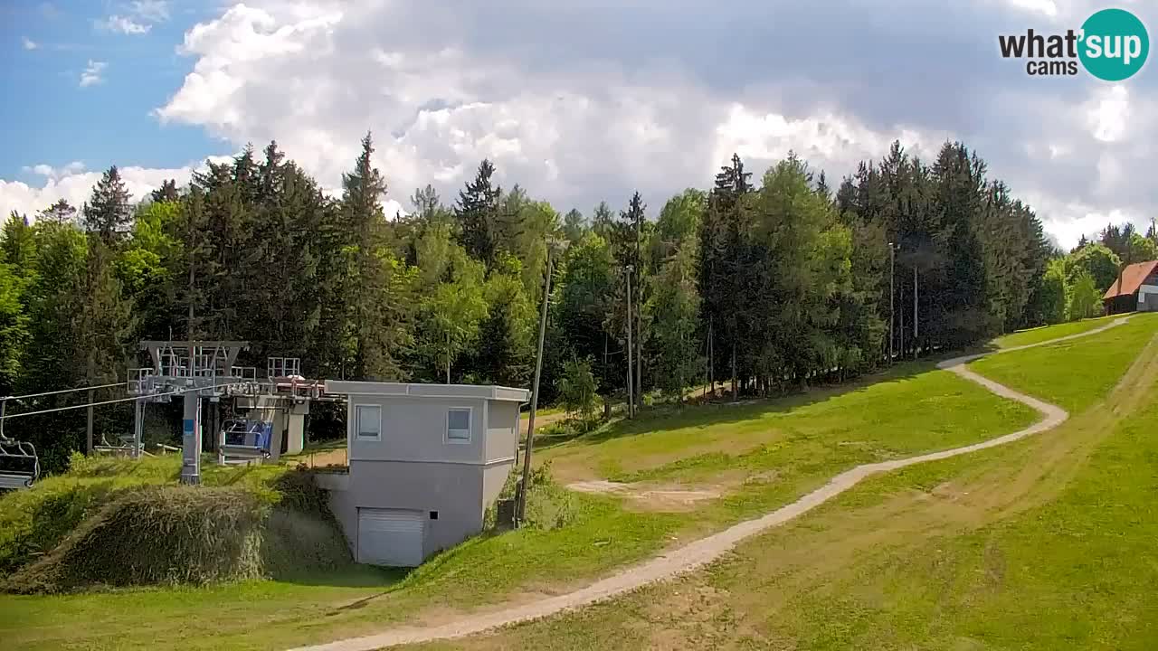 Pohorje spletna kamera | Spodnja postaja Sleme