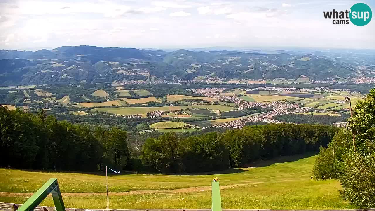 Pohorje spletna kamera | Spodnja postaja Sleme