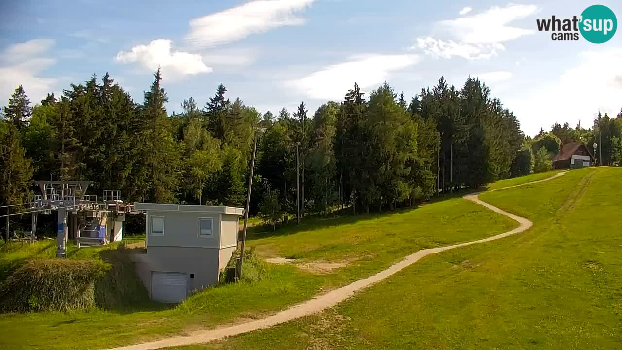 Pohorje spletna kamera | Spodnja postaja Sleme