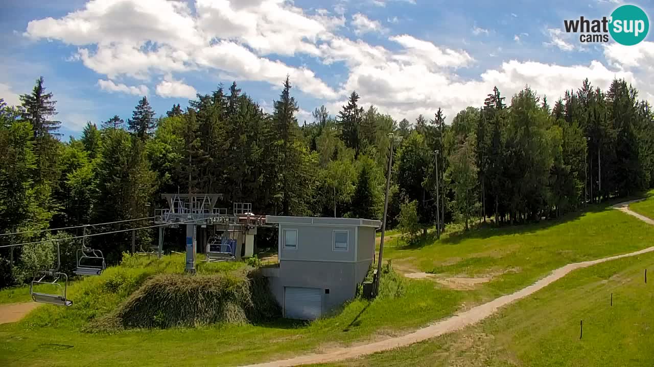 Pohorje spletna kamera | Spodnja postaja Sleme