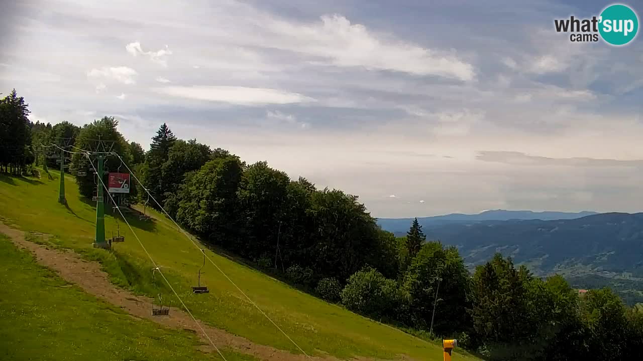 Pohorje spletna kamera | Spodnja postaja Sleme