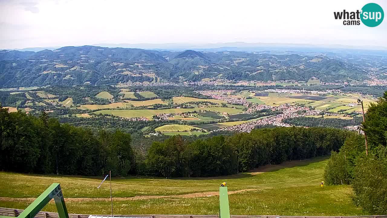 Pohorje spletna kamera | Spodnja postaja Sleme