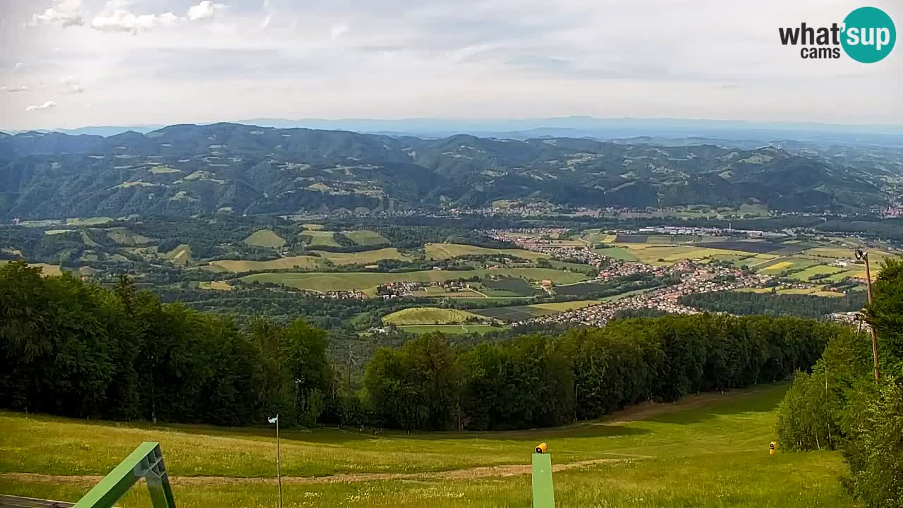 Pohorje spletna kamera | Spodnja postaja Sleme