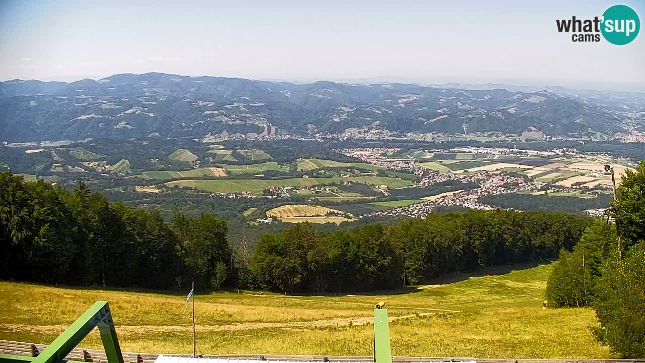 Pohorje spletna kamera | Spodnja postaja Sleme