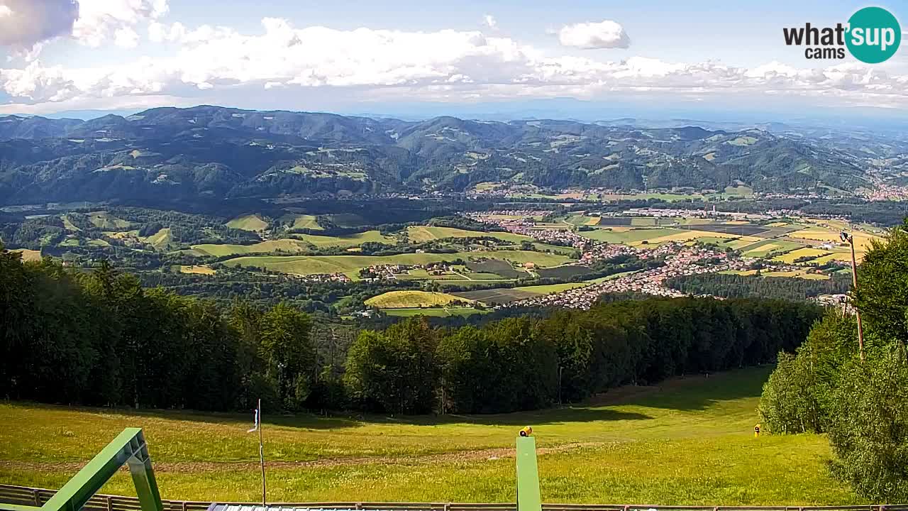 Pohorje spletna kamera | Spodnja postaja Sleme