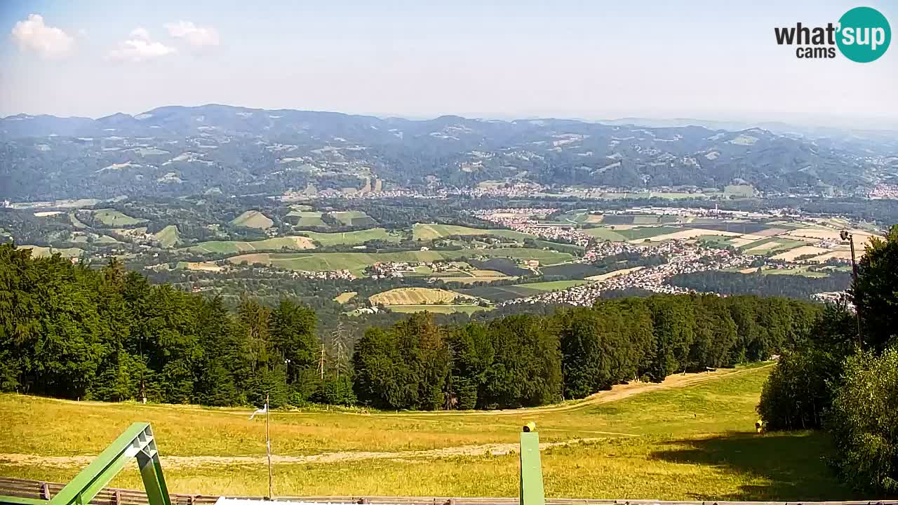 Pohorje spletna kamera | Spodnja postaja Sleme