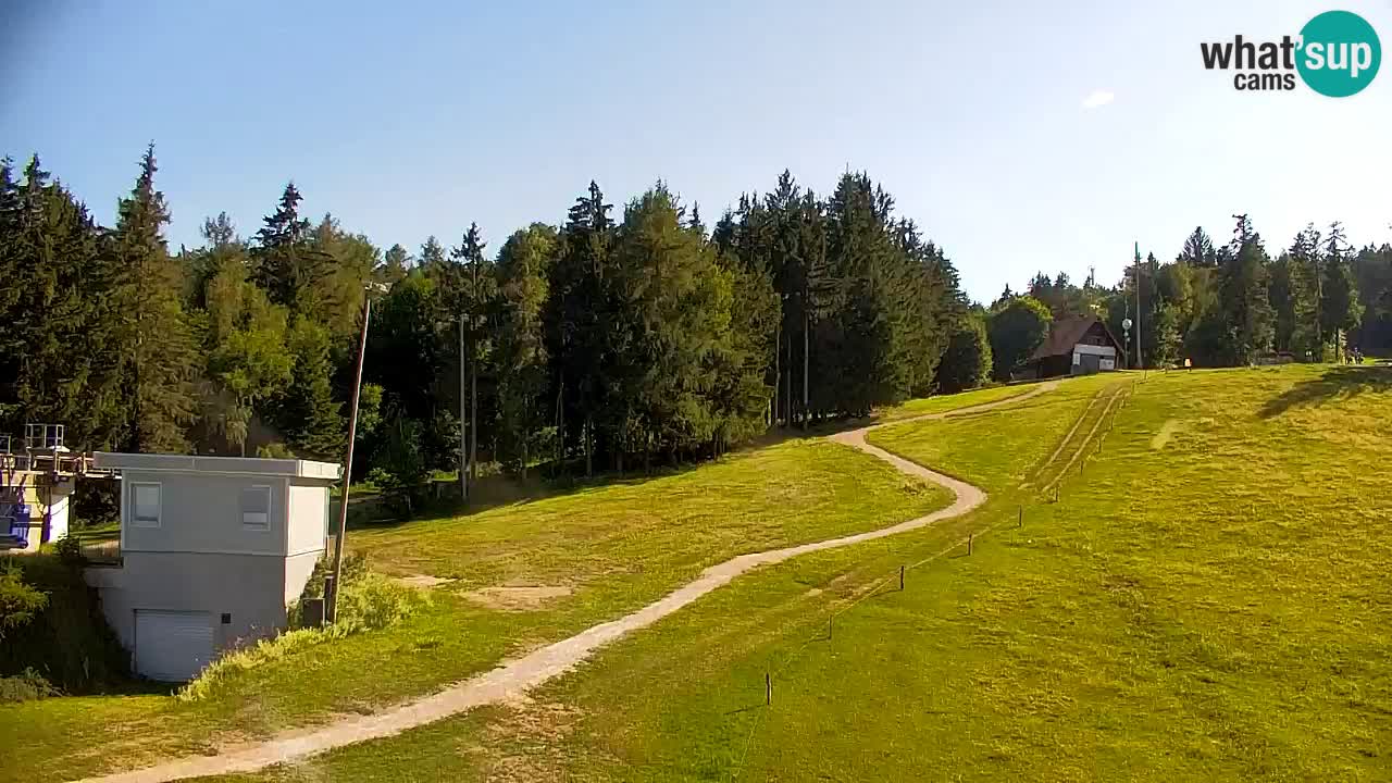Pohorje spletna kamera | Spodnja postaja Sleme