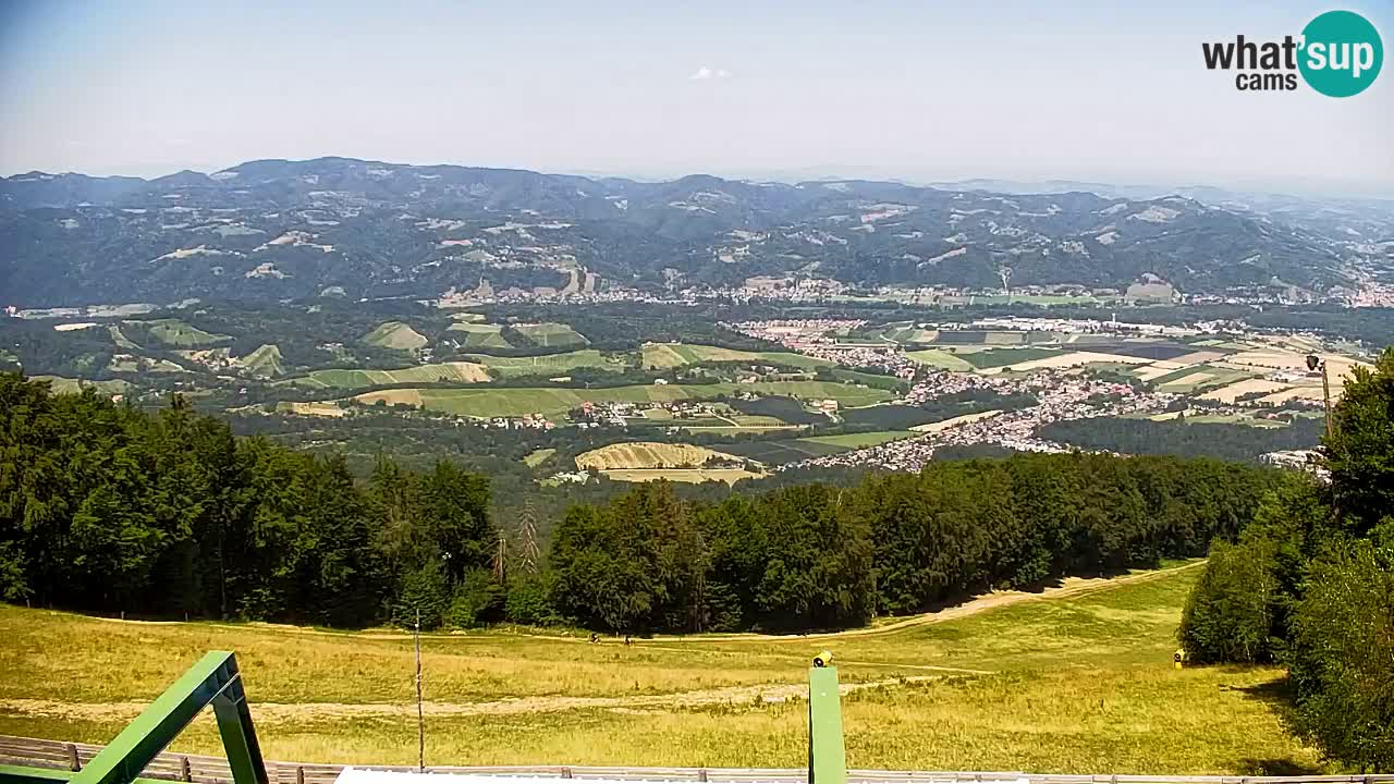 Pohorje spletna kamera | Spodnja postaja Sleme