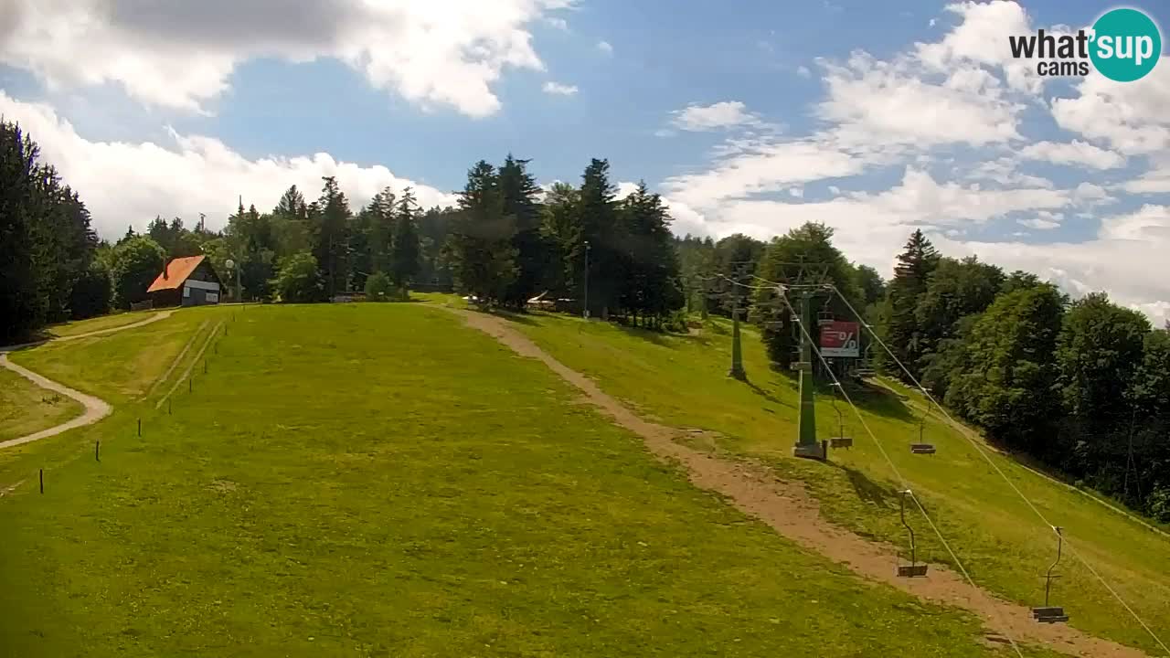 Pohorje spletna kamera | Spodnja postaja Sleme