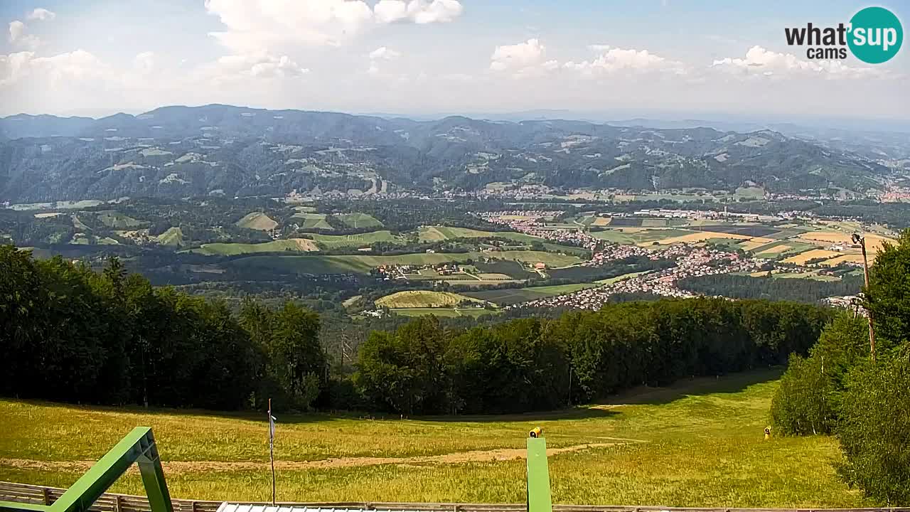 Pohorje spletna kamera | Spodnja postaja Sleme