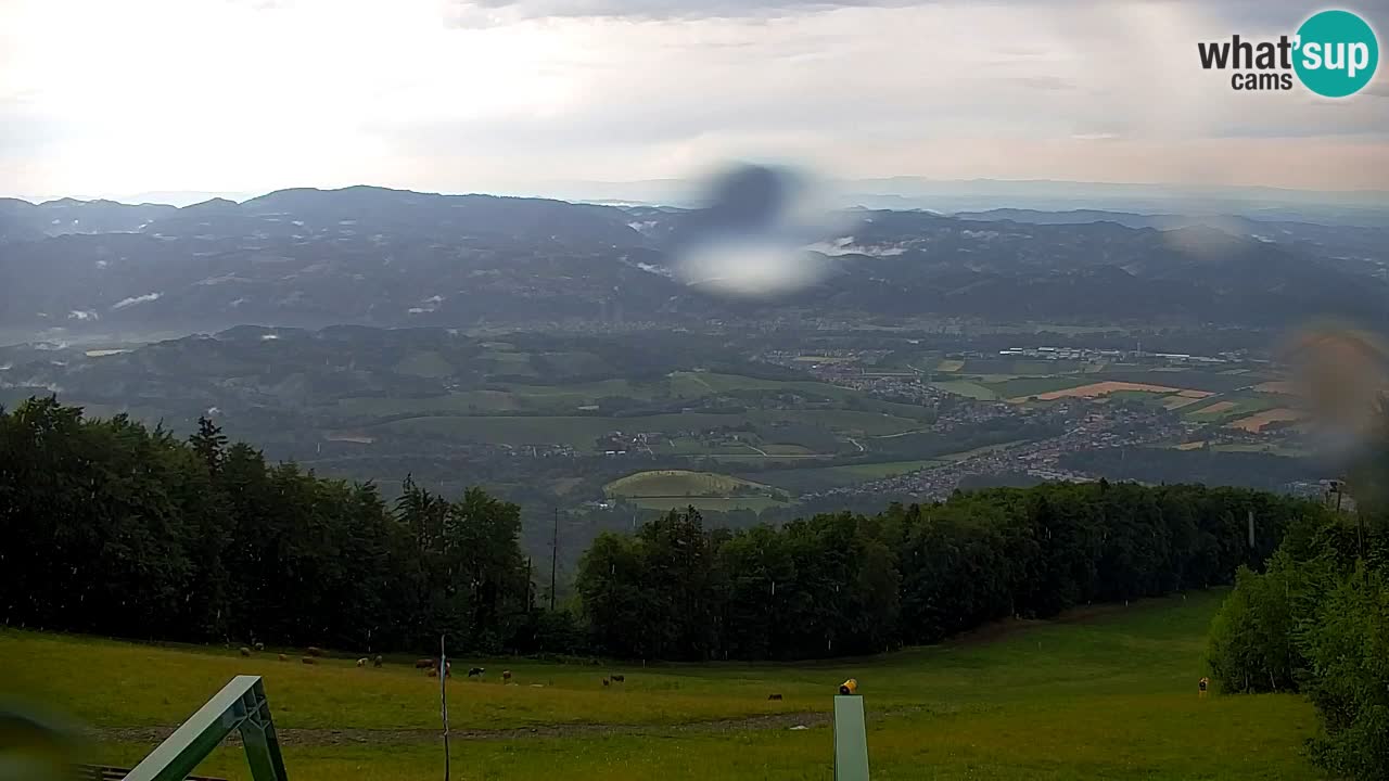 Pohorje spletna kamera | Spodnja postaja Sleme