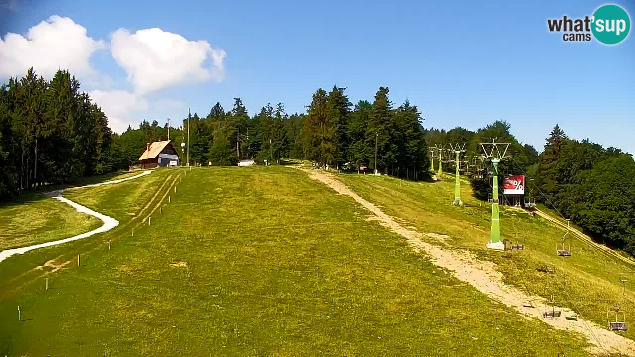 Pohorje spletna kamera | Spodnja postaja Sleme