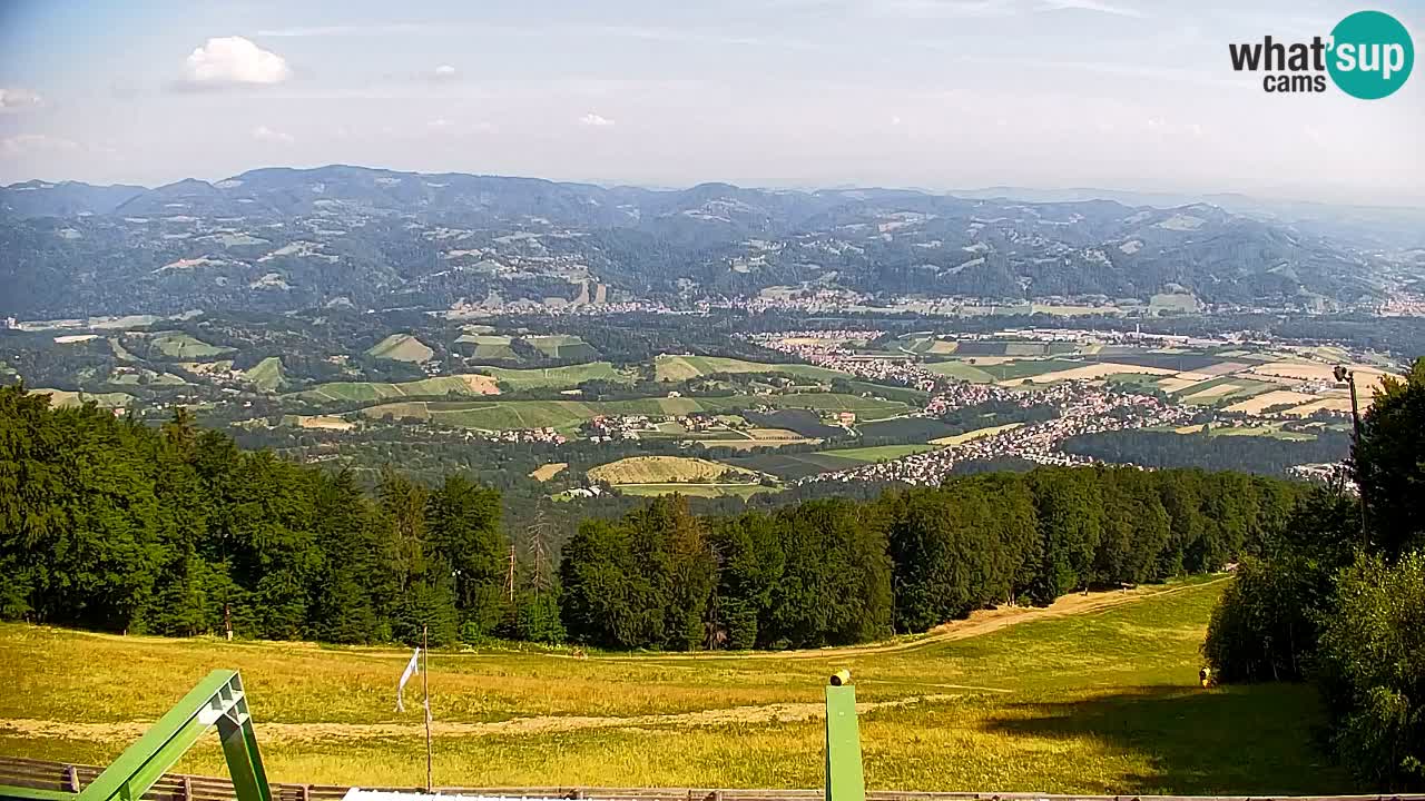 Pohorje spletna kamera | Spodnja postaja Sleme
