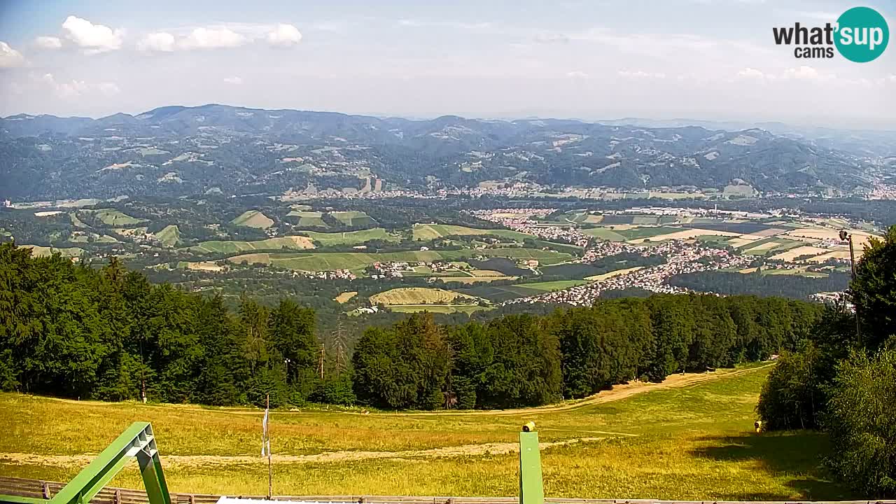 Pohorje spletna kamera | Spodnja postaja Sleme