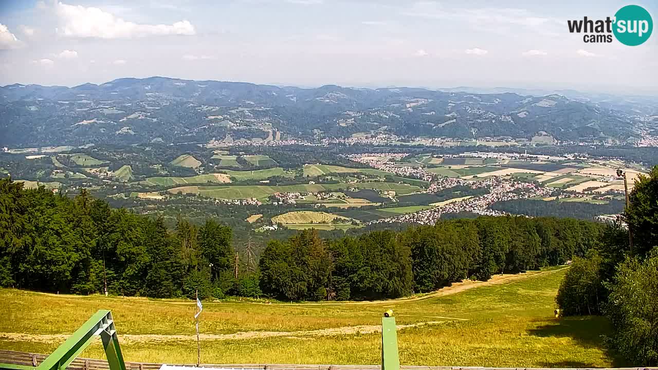 Pohorje spletna kamera | Spodnja postaja Sleme