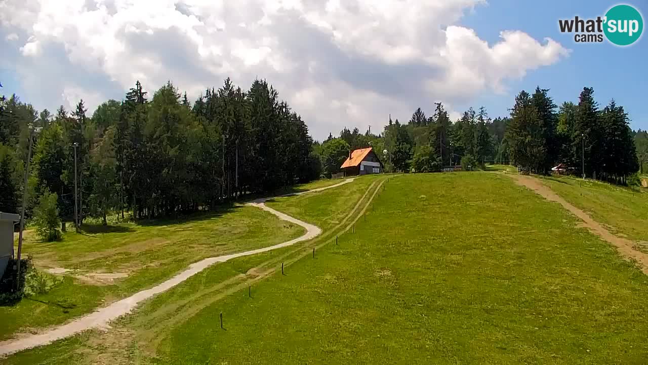 Pohorje spletna kamera | Spodnja postaja Sleme