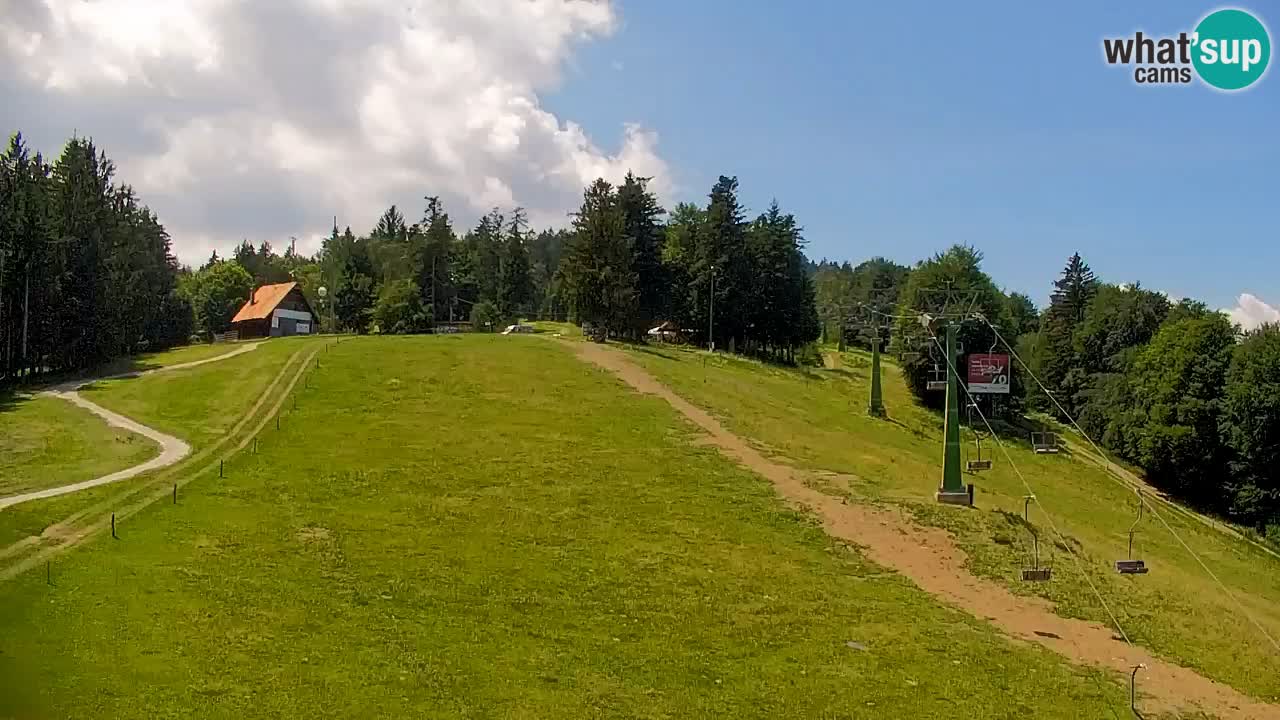 Pohorje spletna kamera | Spodnja postaja Sleme