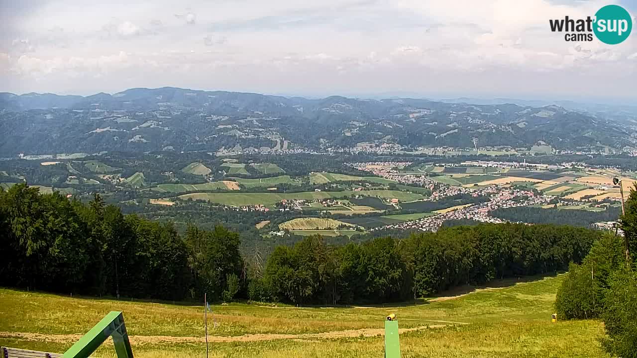 Pohorje spletna kamera | Spodnja postaja Sleme