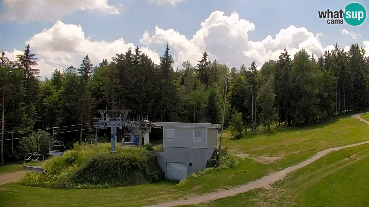 Pohorje spletna kamera | Spodnja postaja Sleme