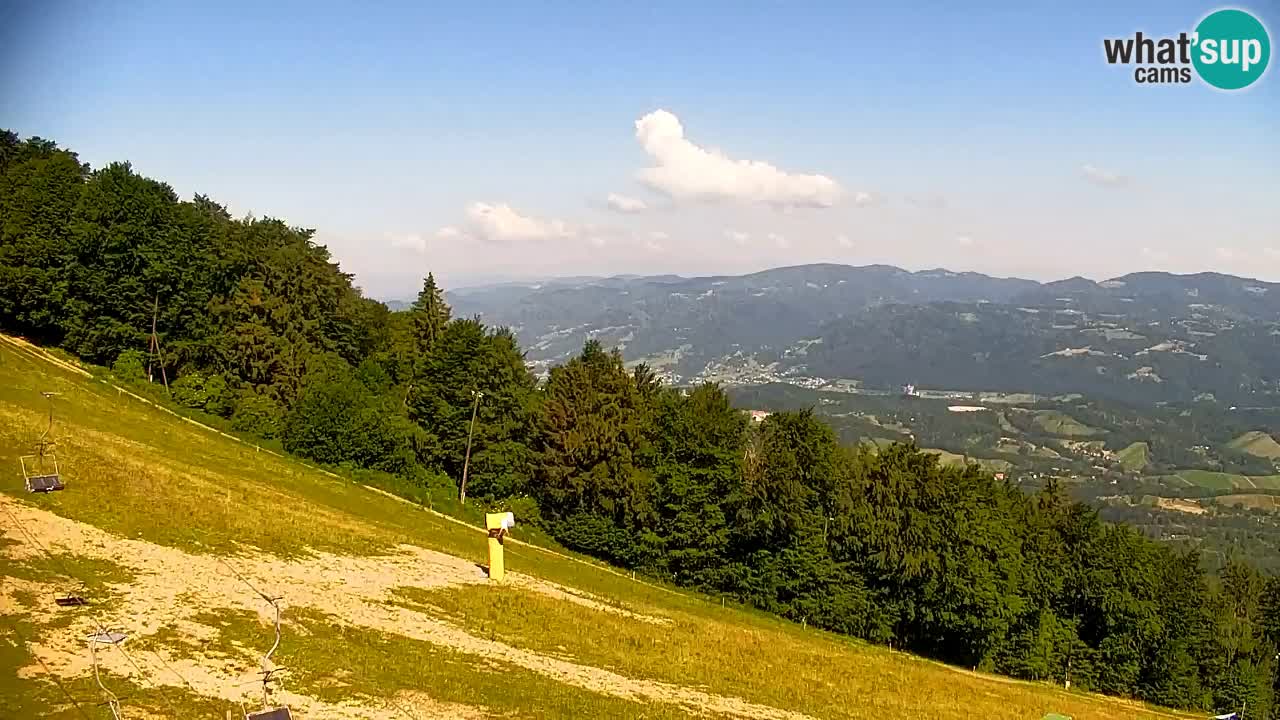 Pohorje spletna kamera | Spodnja postaja Sleme