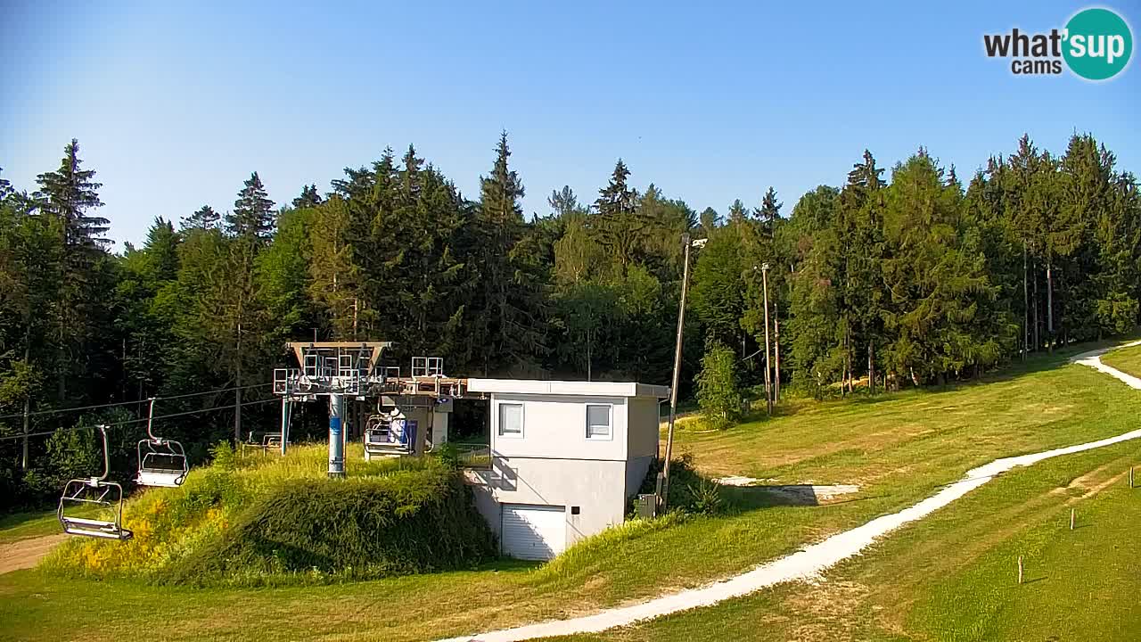 Pohorje spletna kamera | Spodnja postaja Sleme